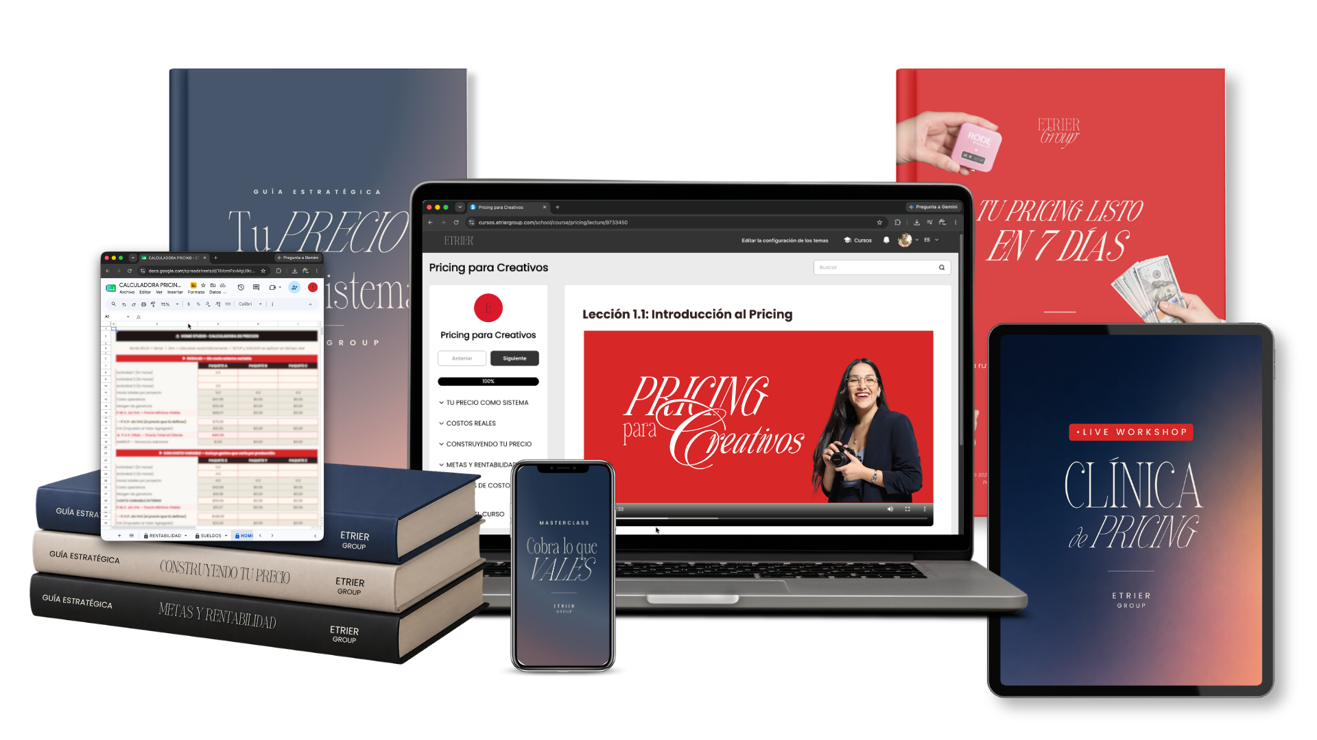 Todo lo que incluye Pricing para Creativos