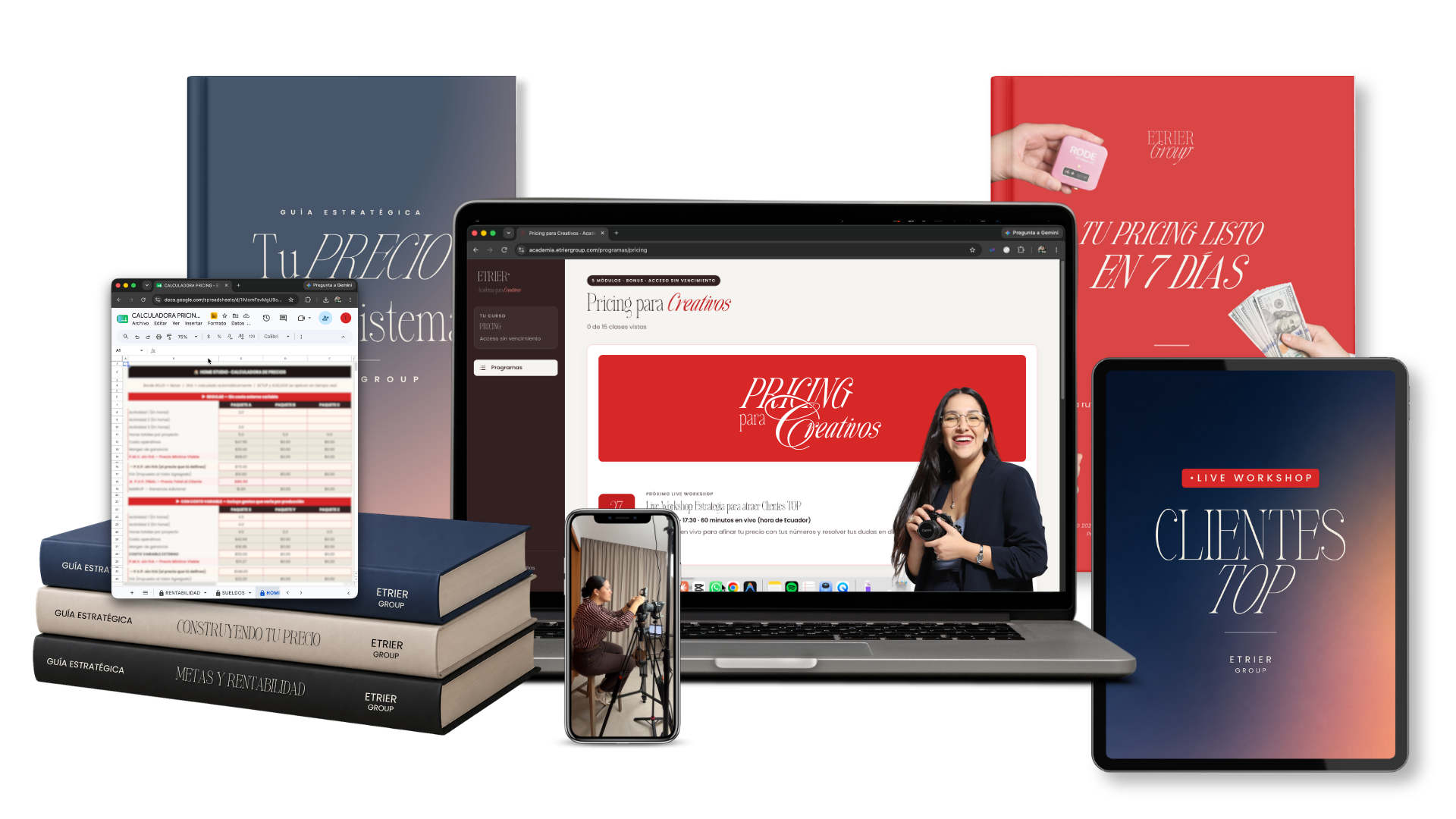 Todo lo que incluye Pricing para Creativos